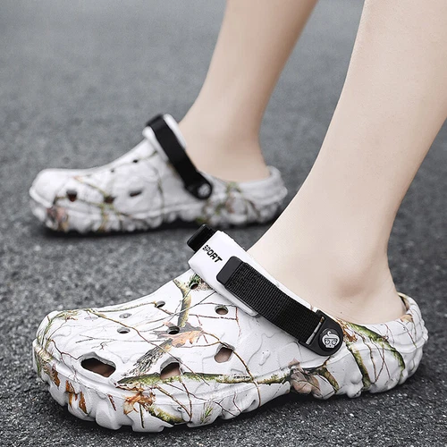 Garden clogs new men's eyelet sandals casual beach slippers swimming non-slip - Bild 5 von 35