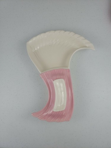 MCM Hoenig of Calif Baby Pink Ivory 5 Piece Snack Bowl Dip Lid Lazy Susan #319 - Picture 2 of 12