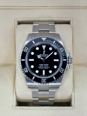 NEW 2025 Rolex Submariner 41mm 124060 Stainless Steel Black Dial