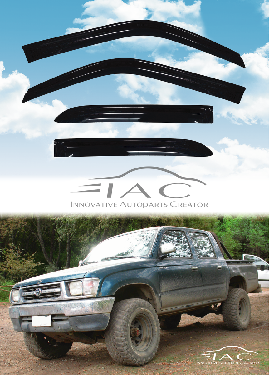 1997-2004 Toyota Hilux Double Cab Window Visor Vent Shade Rain