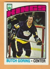 Butch Goring Los Angeles Kings 1976-77 Topps #239