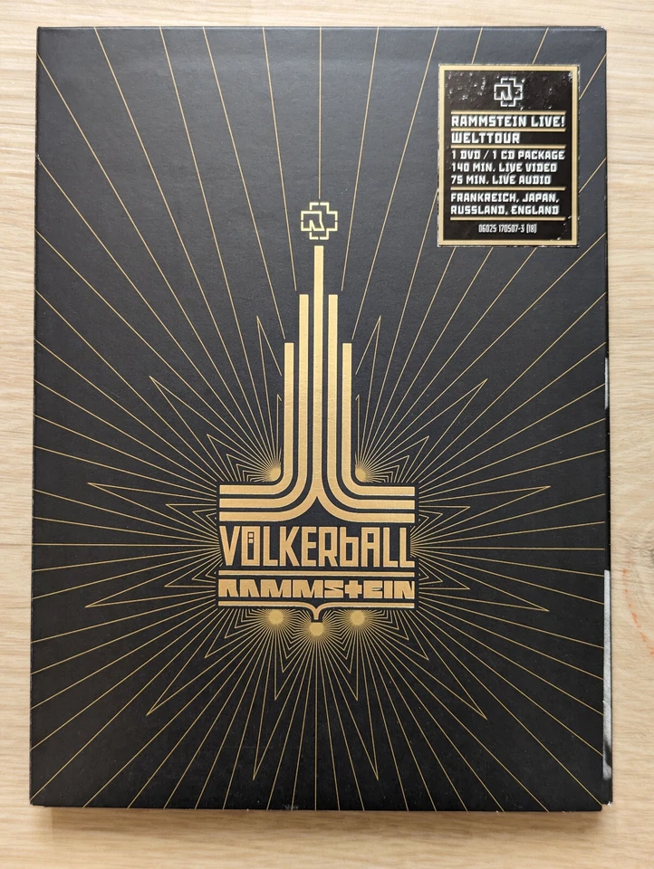 RAMMSTEIN Völkerball DVD + CD 2006 Live Digipak w/ sticker NM condition - Bild 1 von 3