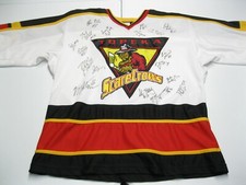 TEAM SIGNED Topeka Scarecrows CHL Hockey Jersey size L