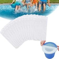 30 Pack Swimming Pool Spa Skimmer Basket Pool FILTER SAVER Ultra fine Mesh Socks