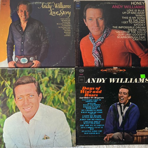 Lot of 4 Vintage Andy Williams Record Collection Vinyl LP