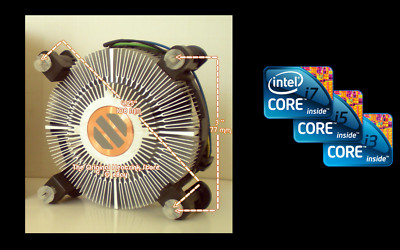 Intel i7-3770's Series Heatsink Cooler Fan (No CPU) PN:E97378