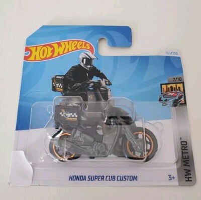 Hot Wheels Honda Super Cub Custom Spielzeug Motorrad Motorbike Diecast 1:64 ungeöffnet