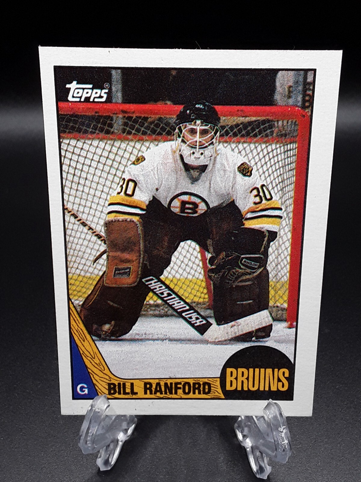 1987-88 Topps Bill Ranford Rookie RC #13 Bruins