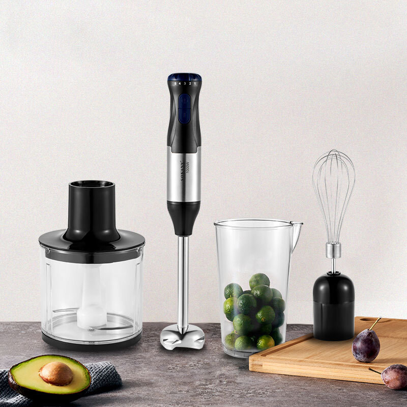 1000w Entire Stainless Steel Blender 4-in-1 Hand Immersion B