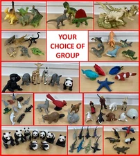 Safari Ltd. Carnegie Authentics Habitat Toob & individual PVC animal figure lots