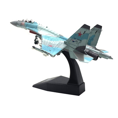 Russian SU-35 Super Flanker Heavy Aircraft 1:100 Model Simulation Fighter Model