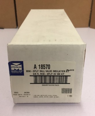 MUELLER 5/8'' REFRIGERATION MULTI SPLIT BALL VALVE W/INSULATION KIT A18570