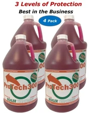 Outdoor Wood Boiler Treatment ProTech 300 Boiler Treatment- Pack of 4 - 1 Gal...