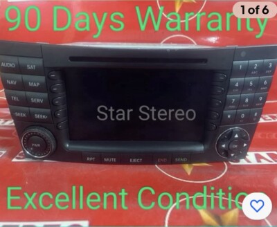 03-08 Mercedes W211 E350 CLS500 E500 Command  Navigation Radio CD OEM ME106AU