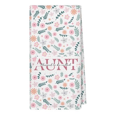 Aunt Gift Kitchen Towel From Nephew Niece Hand Dish Tea Decorative 16x24 Inch