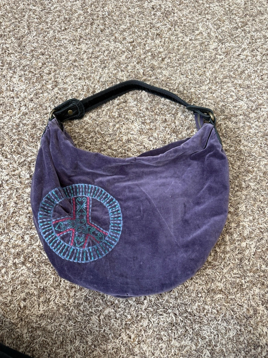 lucky brand purple butterfly backpack hobo bucket bag combo Lucky Brand Suede Exterior Backpack Bags & Handbags for  main image 2