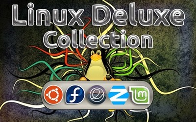 LINUX DELUXE COLLECTION 5 Full Operating Systems