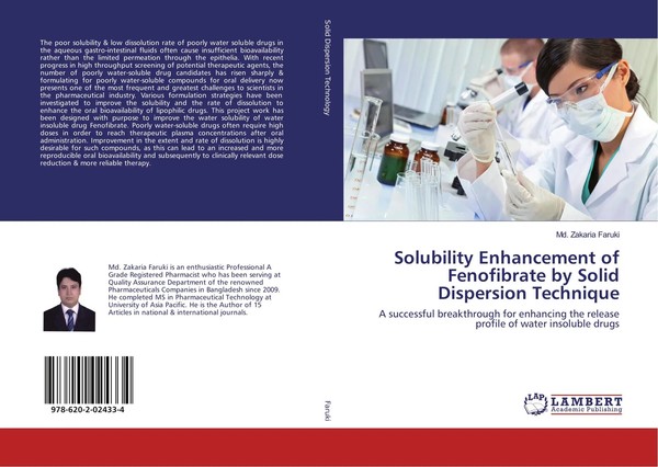 Md. Zakaria Faruki | Solubility Enhancement Of Fenofibrate By Solid...-image