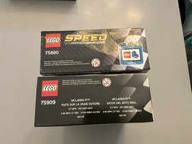 Lego Speed Champions 75880 & 75909 McLaren 720s, P1 New in Box