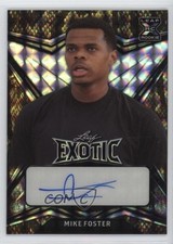 2022 Leaf Exotic Snakeskin Mosaic 2/7 Michael Foster Jr Mike #BA-MF2 Auto 0u66