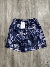 NIKE CLUB FLOW SWIM BOARD SHORTS MIDNIGHT NAVY PSYCHIC BLUE SIZE SMALL NEW