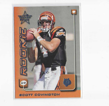 1999 Leaf Rookies and Stars Scott Covington Rookie #223 Bengals