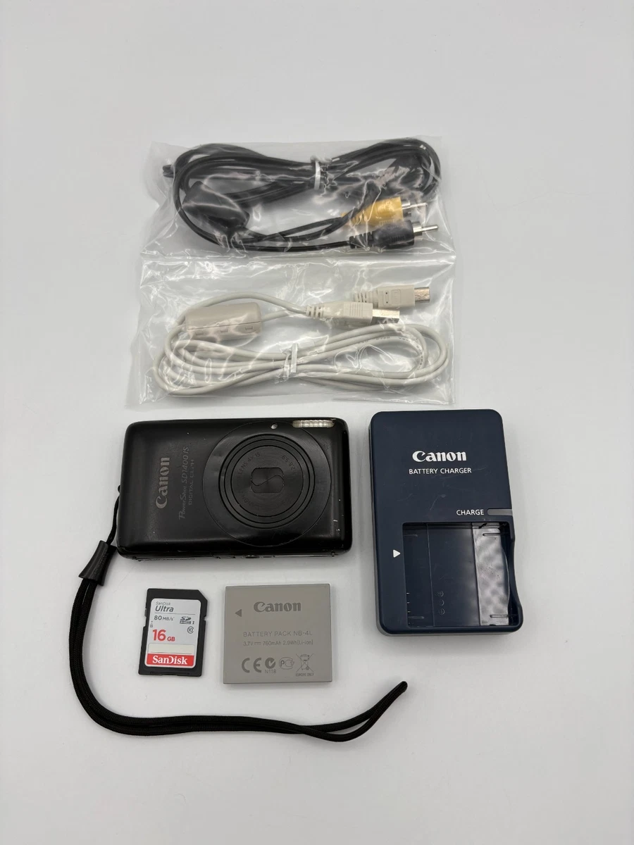 Canon PowerShot SD1400 IS Digital Cameras with DPOF Support for