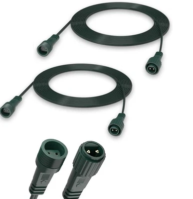 SHATCHI 10M Extension Cable 2Pin LED Connector G40 Globe Outdoor Festoon Christmas Light
