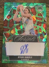 Dyson Daniels - 2024-25 Mosaic Basketball Scripts GREEN ICE PRIZM - #MS-DYS