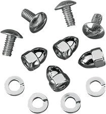 DRAG SPECIALTIES License Plate Fasteners with Acorn Nuts MBP00114