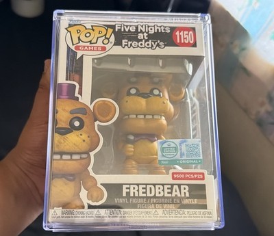 Funko Pop Five Nights at Freddy's Fredbear #1150 EE EXCLUSIVE 9500 W/PROTECTOR