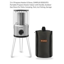 CAMPLUX 8500 BTU Portable Propane Heater and Stove for Camping Outdoor NIB* NEW