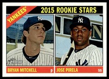 Jose Pirela RC/Bryan Mitchell RC 2015 Topps Heritage #234 New York Yankees 26231