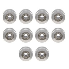 20 Toothless Bore 5mm Aluminum Timing Belt Idler Pulley For 3D Printer3460