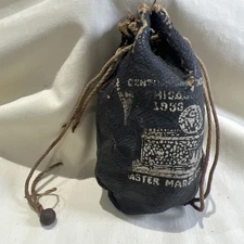 1933 Century Progress Chicago World's Fair 21 Master Marbles in Bag