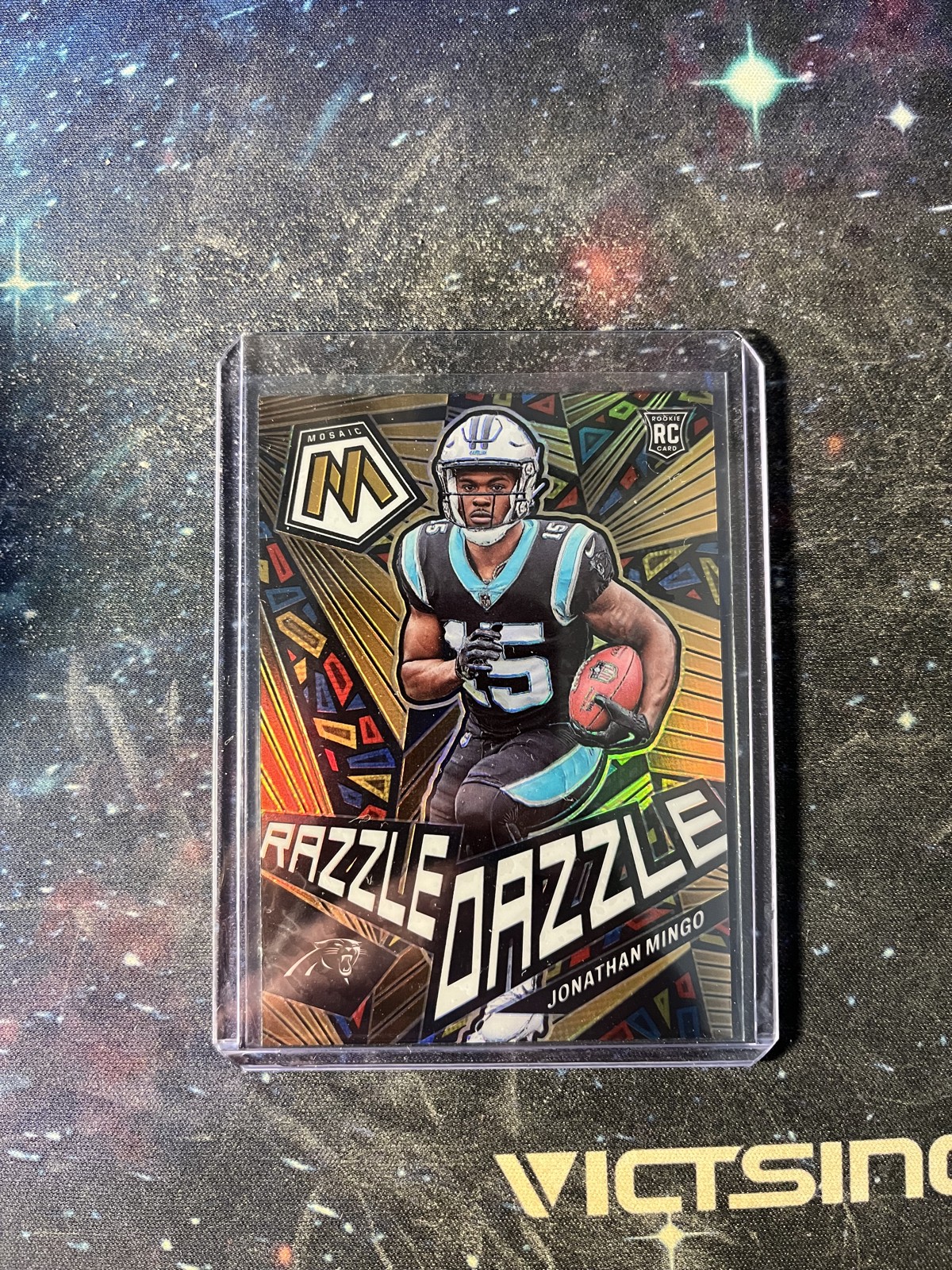 2023 Panini Mosaic - Razzle Dazzle Jonathan Mingo #RD-29 CASE HIT SSP RC
