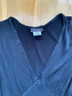 Vintage 90s GHOST black SATIN viscose SLIP DRESS midi made in England Small