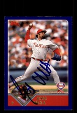 Signed Baseball Card Auto Jose Mesa 2003 Topps #165 Philadelphia Phillies