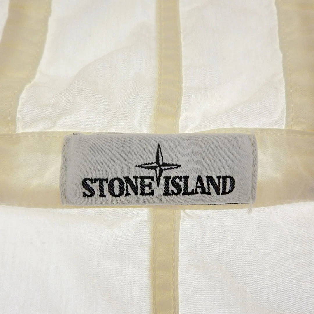 Stone Island Felpa con Cappuccio Giacca Uomo Avorio Taglia Media 721512408 #EG AEA
