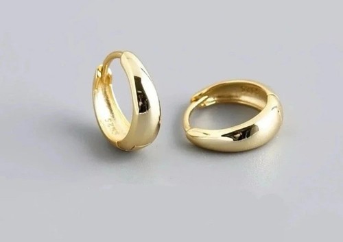 LOUISE CARTER 🇬🇧 Mini drop huggies/ Earrings 18K Gold PVD Coating SIZE: 10 mm - Picture 1 of 4