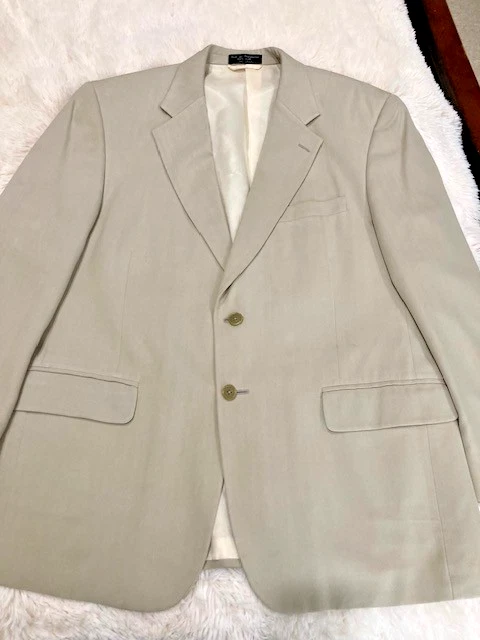 Statements Light Taupe 100% Silk Blazer 42 Short - Imagem 3 de 4