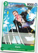 Kuro OP14-025 One Piece Card Game 500 Years in the Future Common NM One Piece...