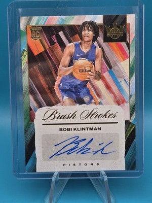 2024-25 Panini Court Kings - Brush Strokes Bobi Klintman #BR-BOB 29/99 (AU, RC)