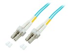 ProfiPatch LWL Glasfaserkabel Duplex LC-LC Multimode 50/125µ OM3 LSZH 0,5m-20m