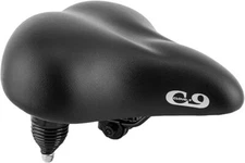 Sunlite Cloud-9 Bicycle Suspension Cruiser Saddle, C9 Gel Bike Seat, Black