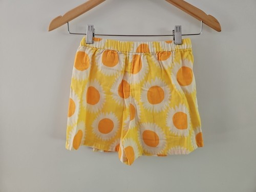 NWOT HANNA ANDERSSON SUNNY SUNFLOWERS MUSLIN WOVEN SKORT SKIRT SHORTS 140 10 - Picture 2 of 6