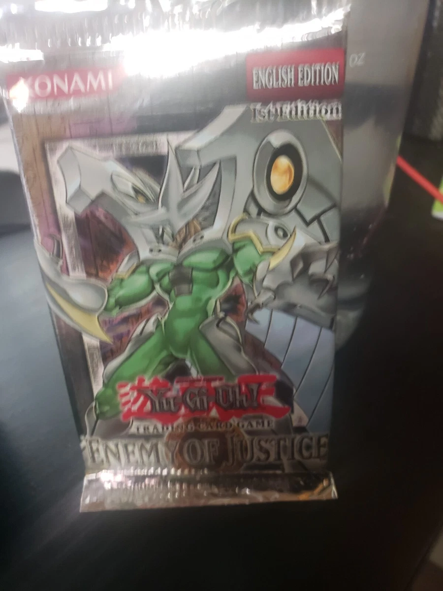 Yu-Gi-Oh! TCG Enemy of Justice Sealed Collectible Card Game Packs for sale  | eBay