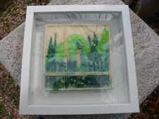 KNYVETTism Jaime Nevitt Artist Original Signed Art "Green Acres" Butterfly 2014