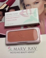 Vtg Mary Kay New Old Stock Powder Perfect Cheek Color Blush MANGO 5293 w box
