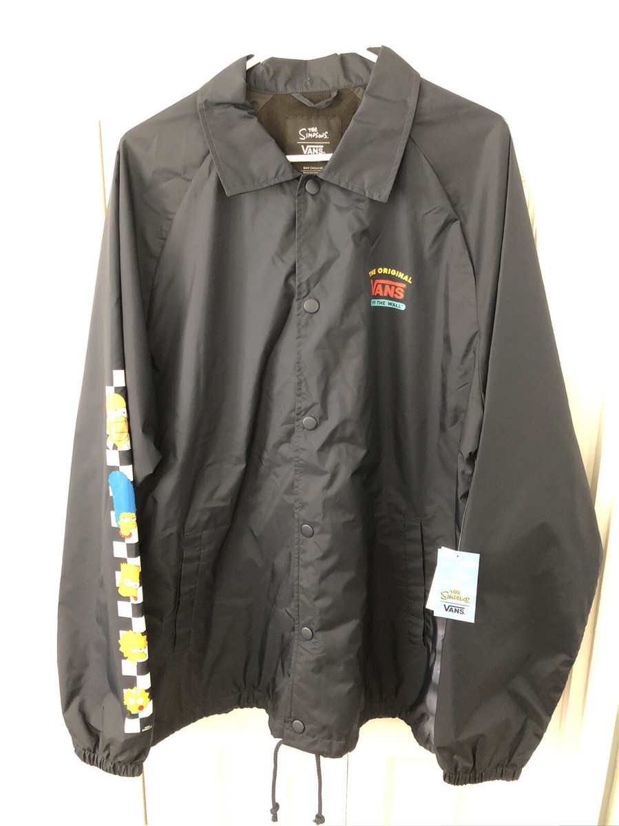 New With Tags Simpsons x Vans TORREY Jacket, Size XL | eBay